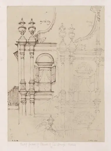 The church of S. Domingos, Macau, by George Chinnery