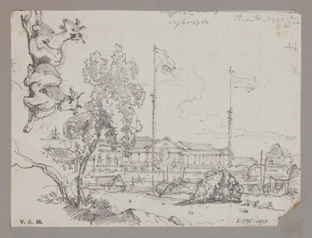 The East India Company's Factory, Canton, by George Chinnery, 19