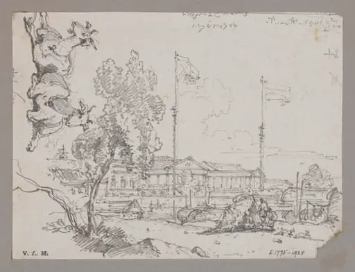 The East India Company's Factory, Canton, by George Chinnery