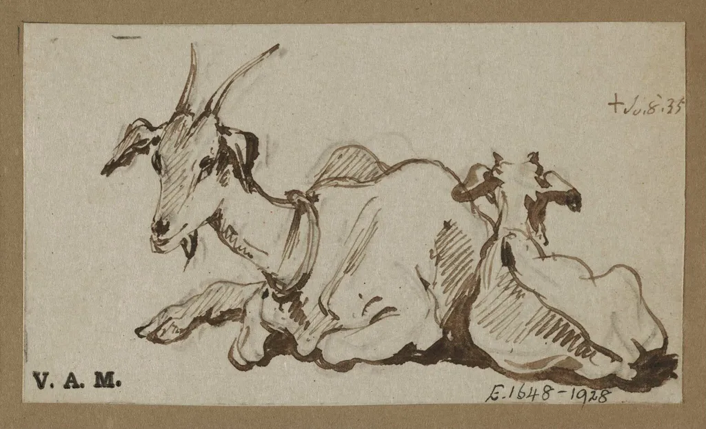 Two goats, by George Chinnery, 8