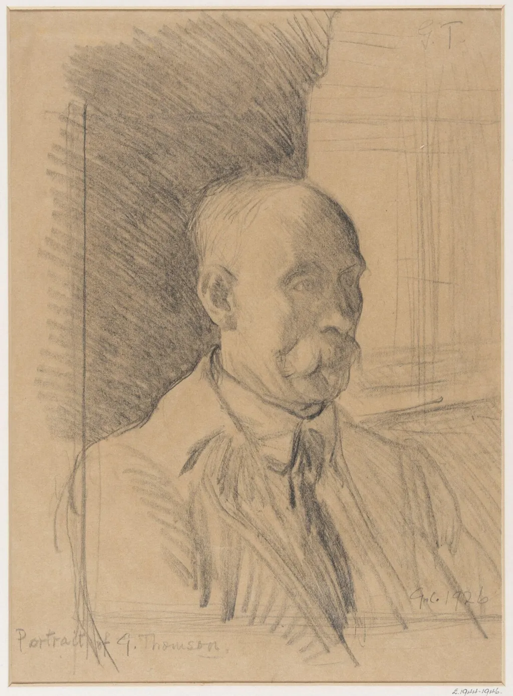 Portrait of G.Thomson, by George Clausen, 1926