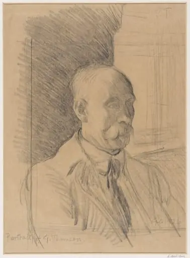 Portrait of G.Thomson, by George Clausen