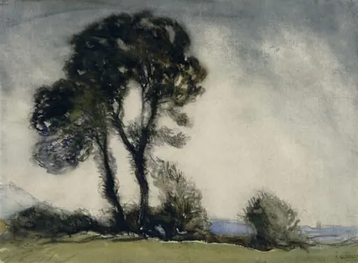 The Two Trees, by George Clausen