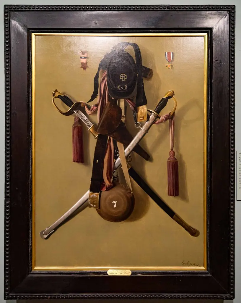 Civil War Regalia of Major Levi Gheen McCauley, by George Cope