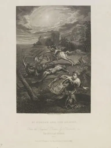 St. George and the Dragon, by George Corbould