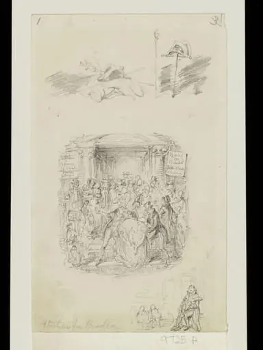 Election for Beadle, by George Cruikshank