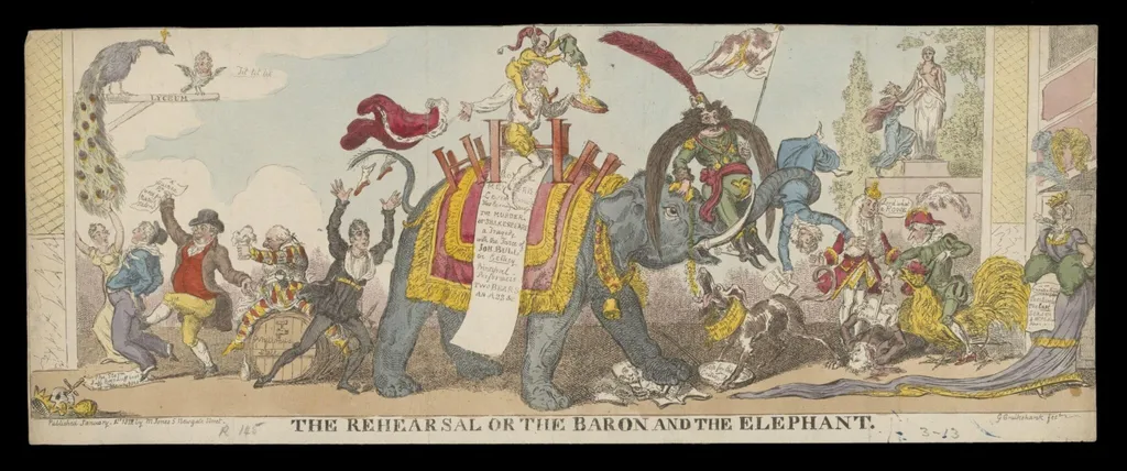 H Beard Print Collection, by George Cruikshank, 1