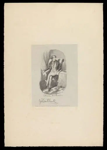 H Beard Print Collection, by George Cruikshank