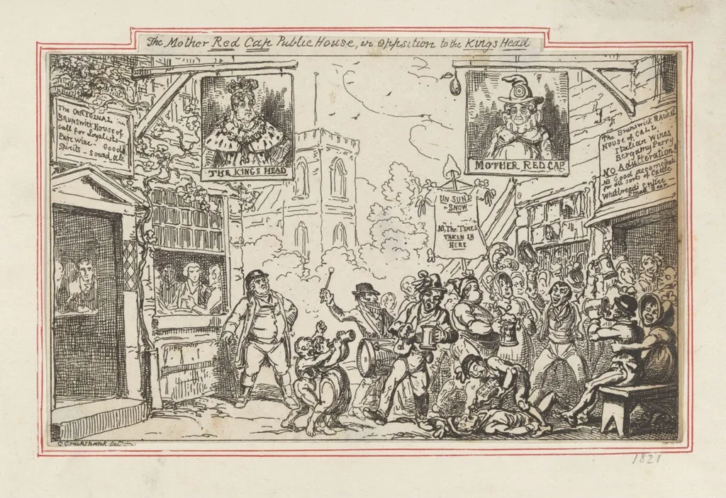 H Beard Print Collection, by George Cruikshank, 1820