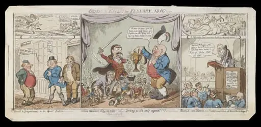 H Beard Print Collection, by George Cruikshank