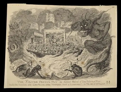 H Beard Print Collection, by George Cruikshank