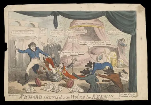 H Beard Print Collection, by George Cruikshank