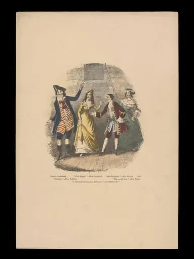 H Beard Print Collection, by George Cruikshank