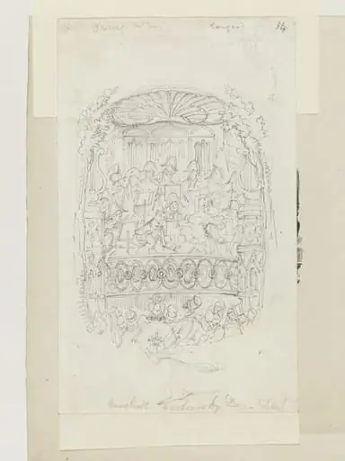 Vauxhall Gardens by Day, by George Cruikshank