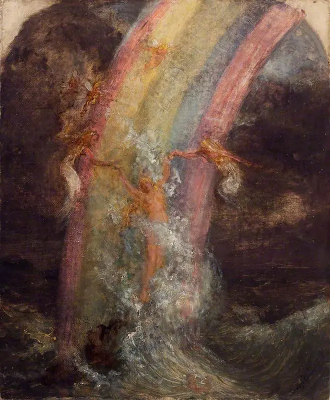 Venus Rising from the Froth of the Sea, by George Cruikshank
