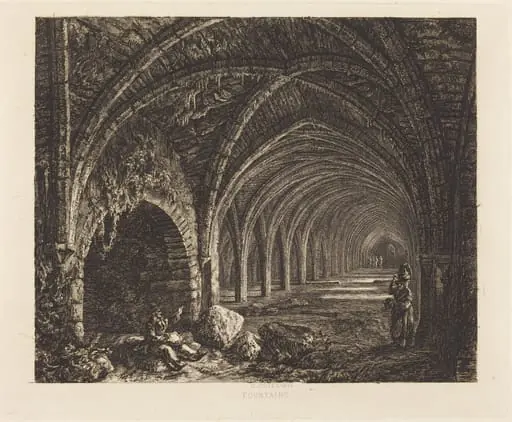 Fountains, by George Cuitt the Younger