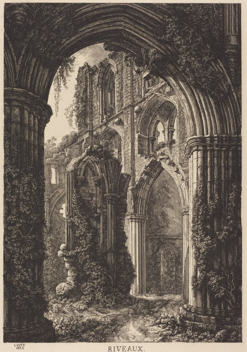 Riveaux, by George Cuitt the Younger, ink, 1825