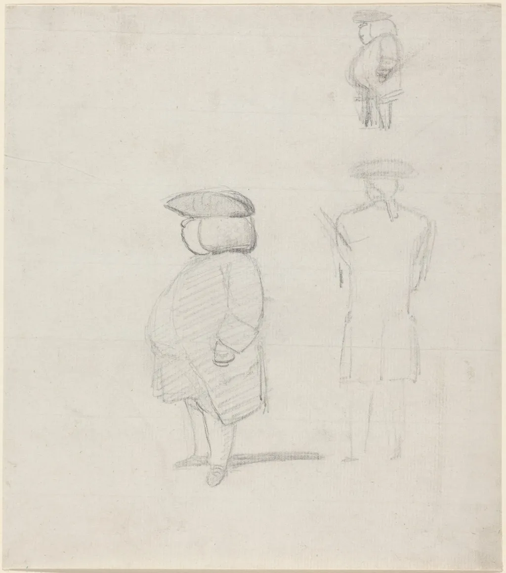 Figure Studies, by George Dance II, graphite, 1783