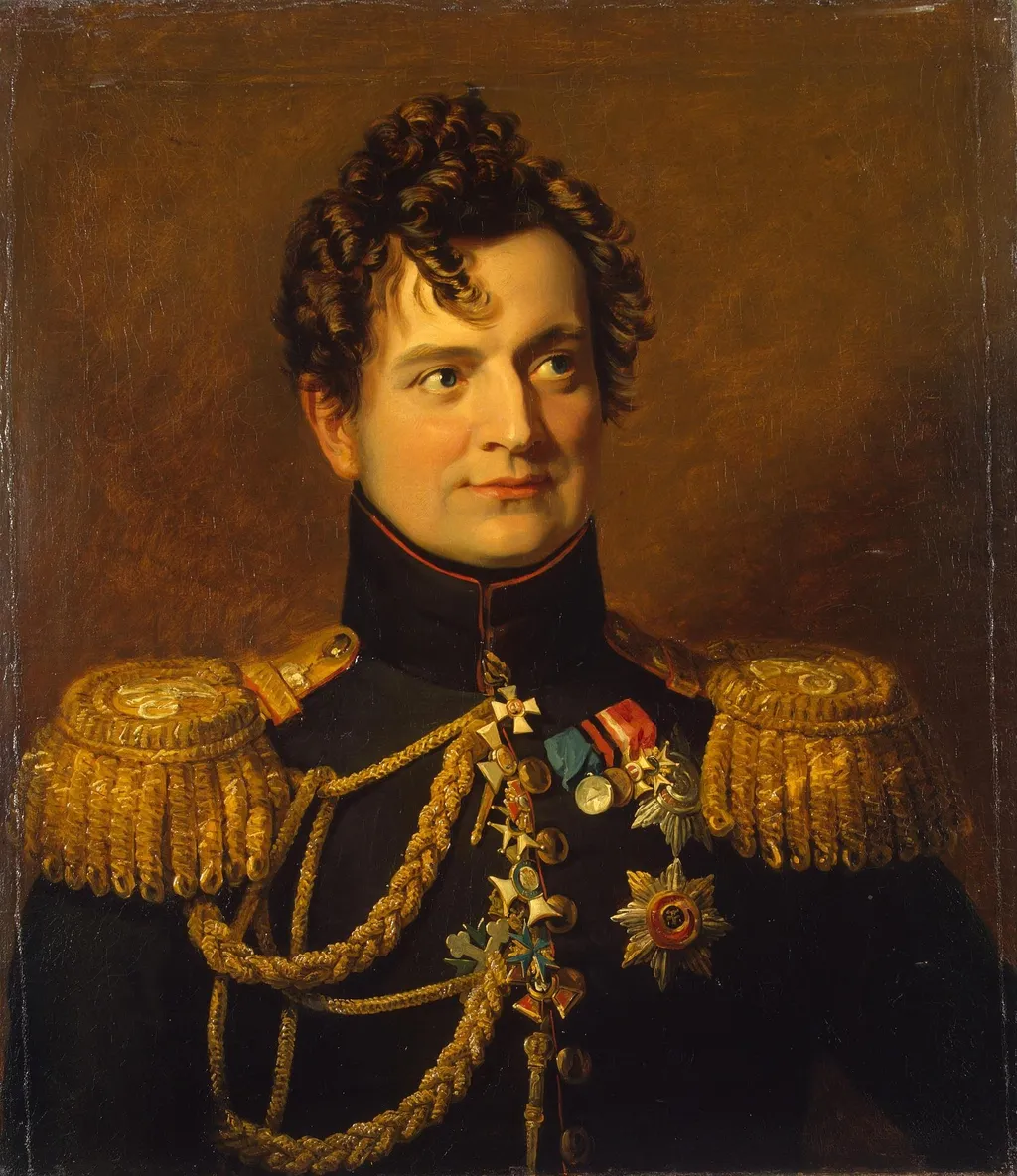 Portrait of Adam P. Ozharovsky (1776-1855), by George Dawe, oil, 1822