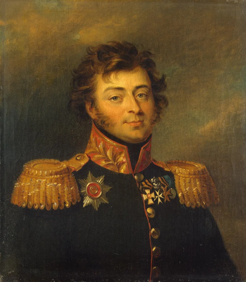 Portrait of Alexander A. Bashilov (1777-1847/49), by George Dawe, oil, 1823