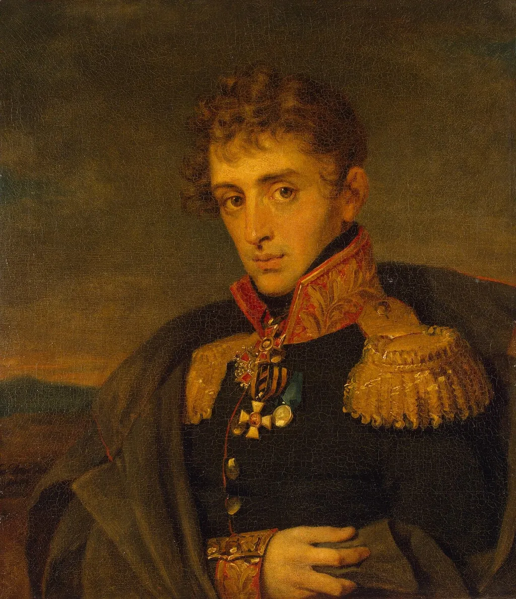 Portrait of Alexander A. Tuchkov (1777/78-1812) (4th), by George Dawe, oil, 1823
