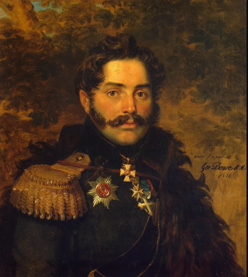 Portrait of Alexander F. Shcherbatov (1773-1817), by George Dawe, oil, 1826
