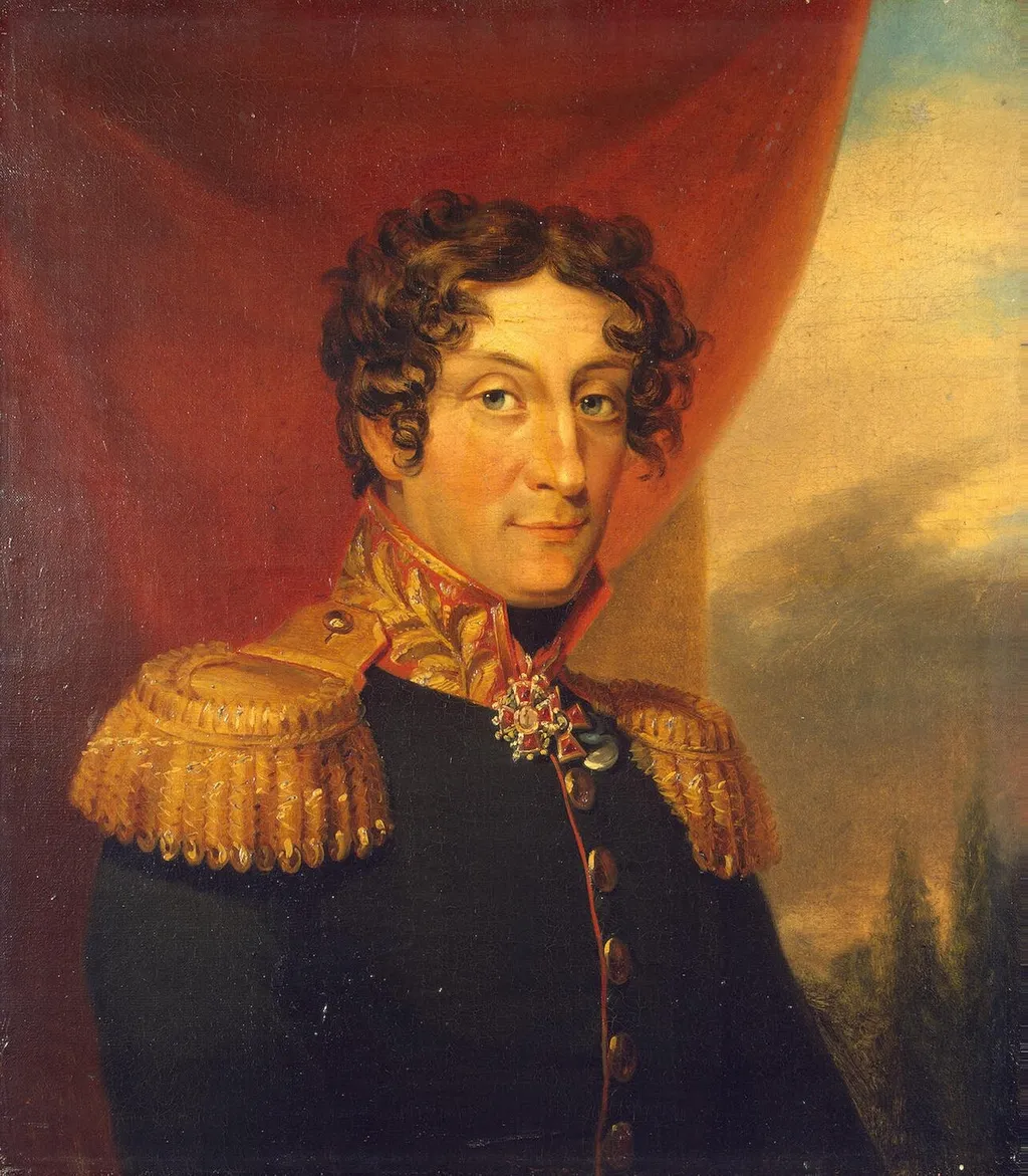 Portrait of Alexander Ya. Patton (1762-1815), by George Dawe, oil, 1823