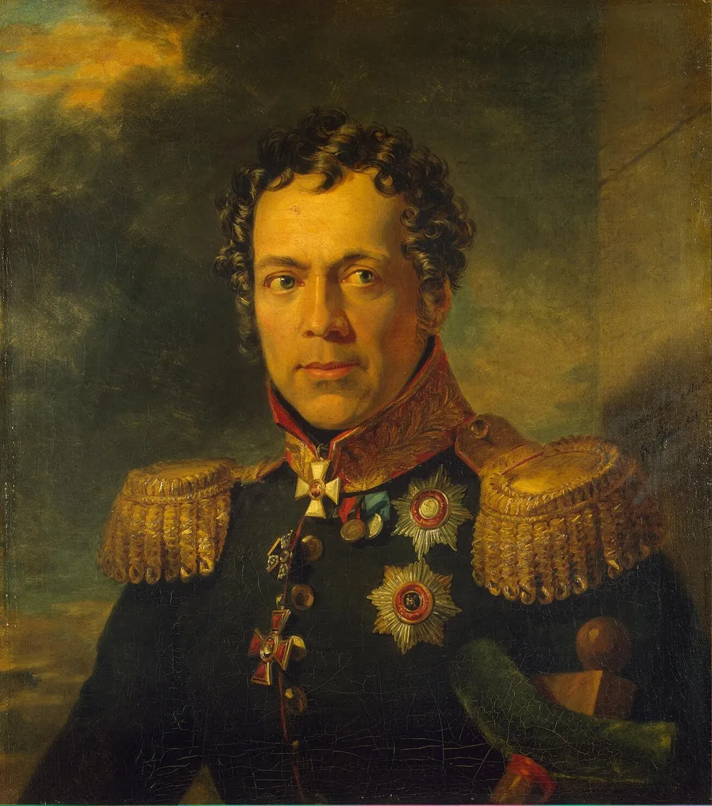 Portrait of Alexey N. Bakhmetev (1774-1841) (1st), by George Dawe, oil, 1822