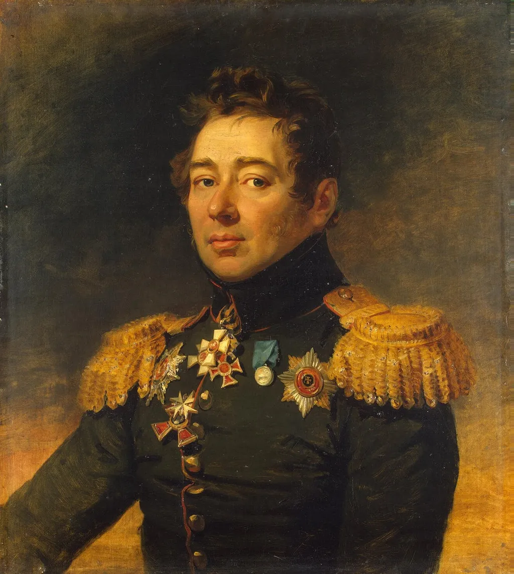 Portrait of Alexey P. Nikitin (1777-1858), by George Dawe, oil, 1822
