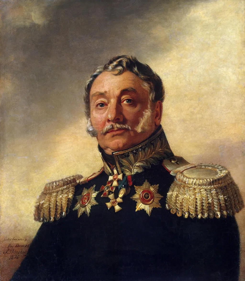 Portrait of Alexey V. Ilovaisky (1767-1842) (1st), by George Dawe, oil, 1825