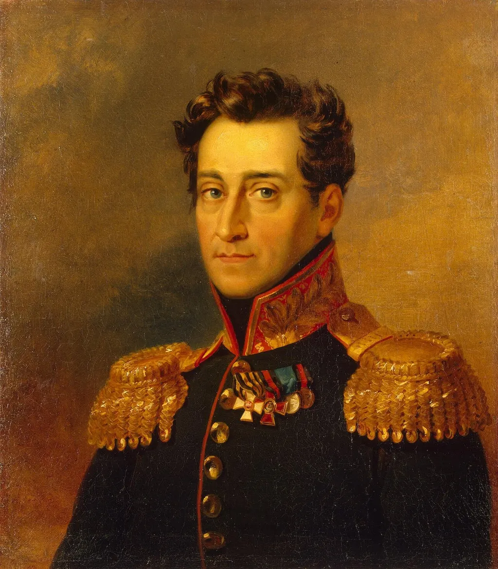 Portrait of Andrey I. Gudovich (1782-1867), by George Dawe, oil, 1822