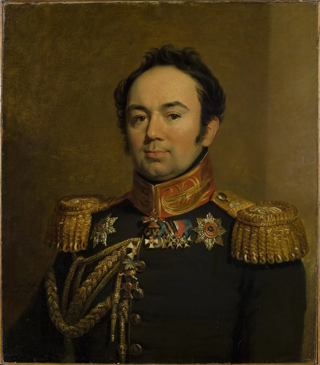 Portrait of Arseny A. Zakrevsky (1783-1865), by George Dawe, oil, 1820