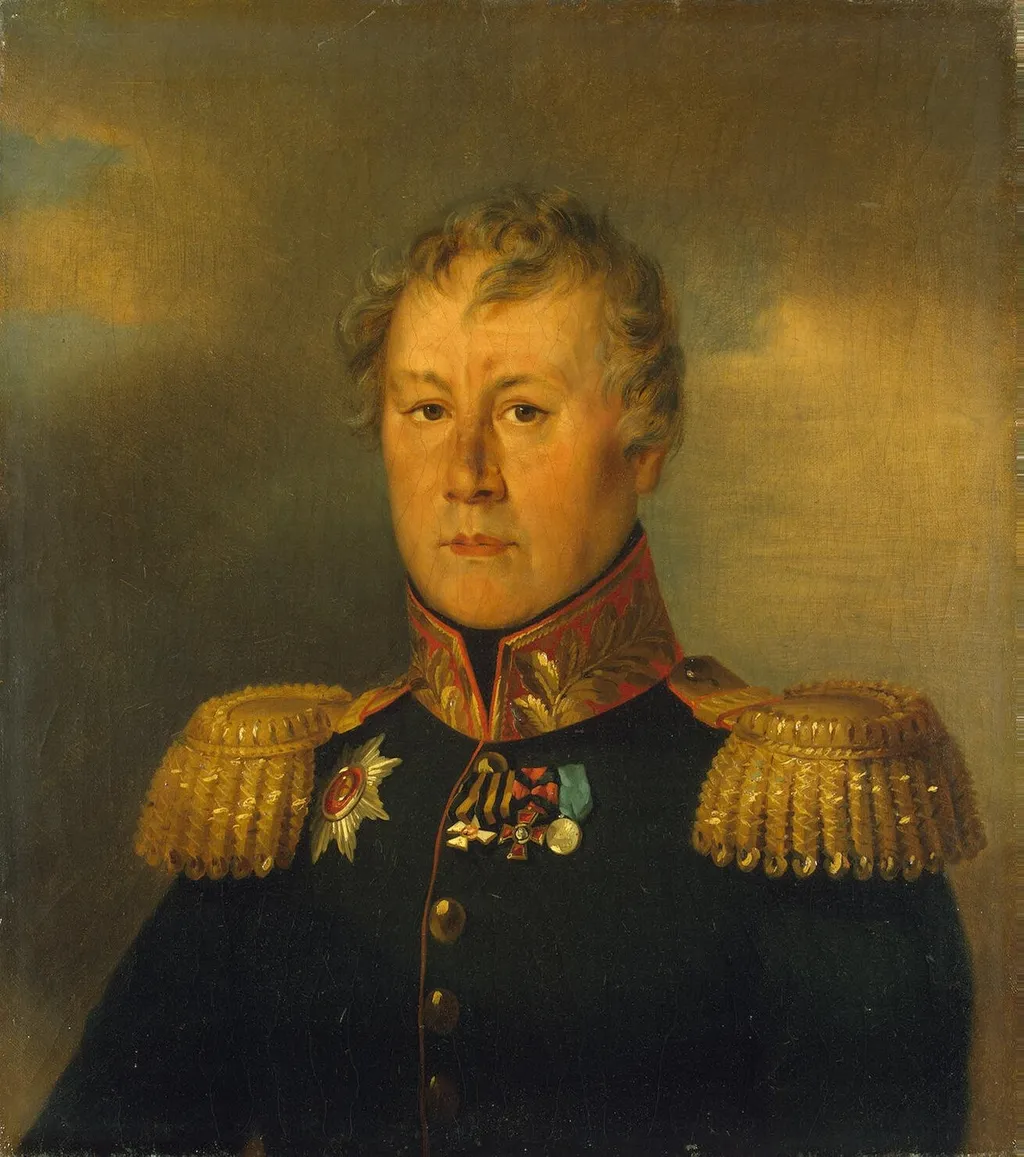 Portrait of Fyodor V. Zvarykin (1765-1826), by George Dawe, oil, 1823