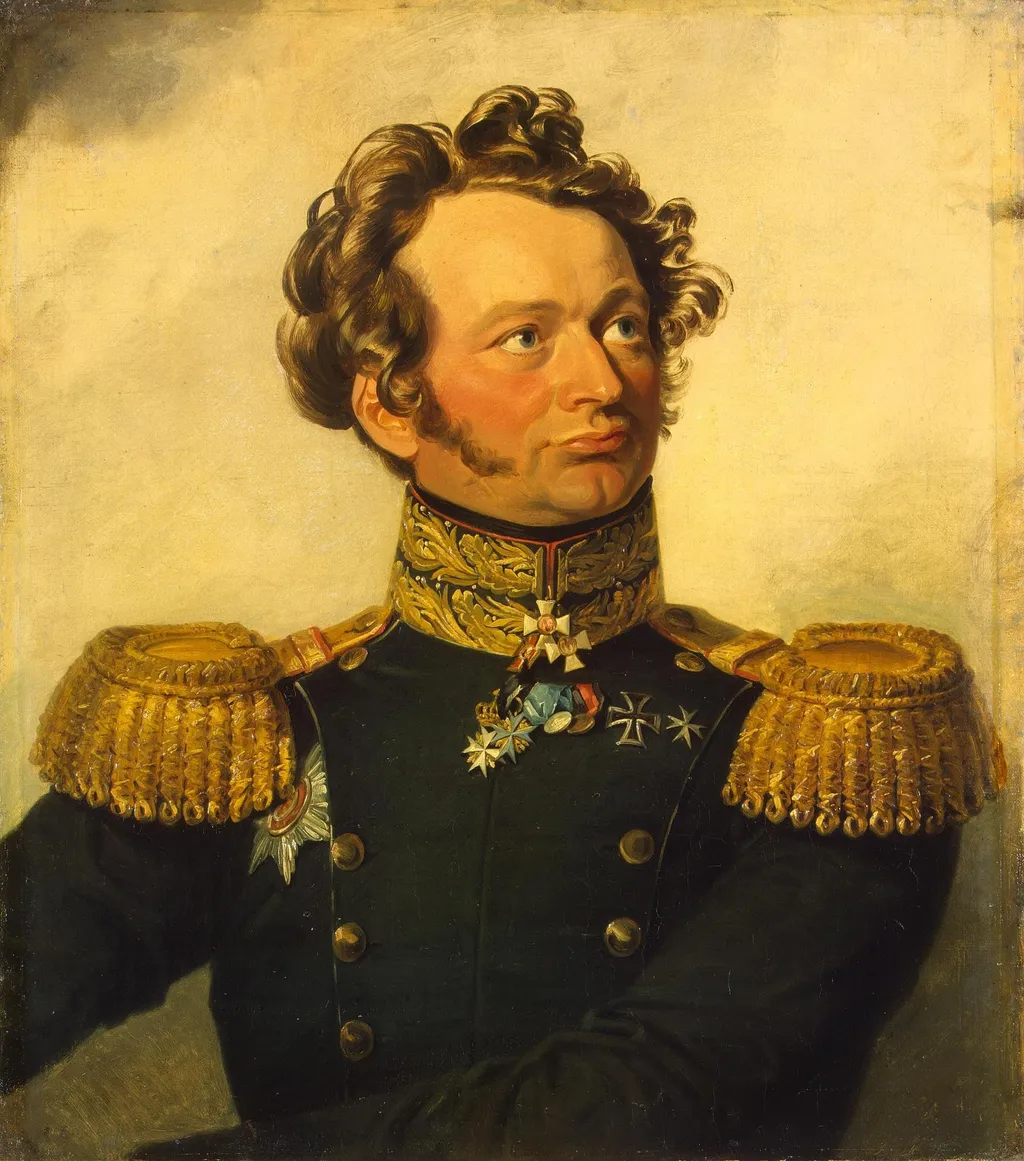 Portrait of Karl I. Bistrom (1770-1838) (1st), by George Dawe, oil, 1822