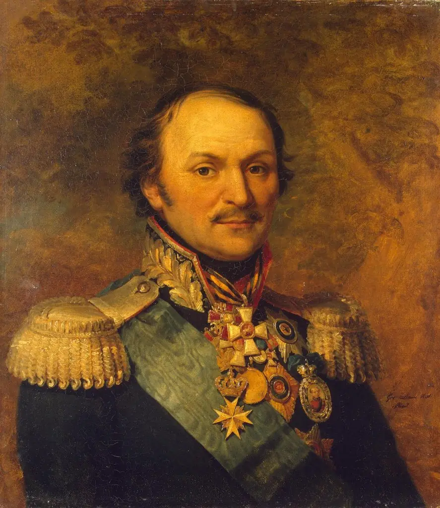 Portrait of Matvey I. Platov (1753-1818) (copy after the 1814 original made in Britain ?), by George Dawe