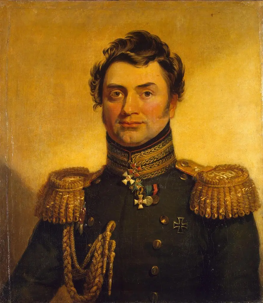 Portrait of Matvey Ye. Khrapovitsky (1784-1847) (replica of the 1821 portrait), by George Dawe