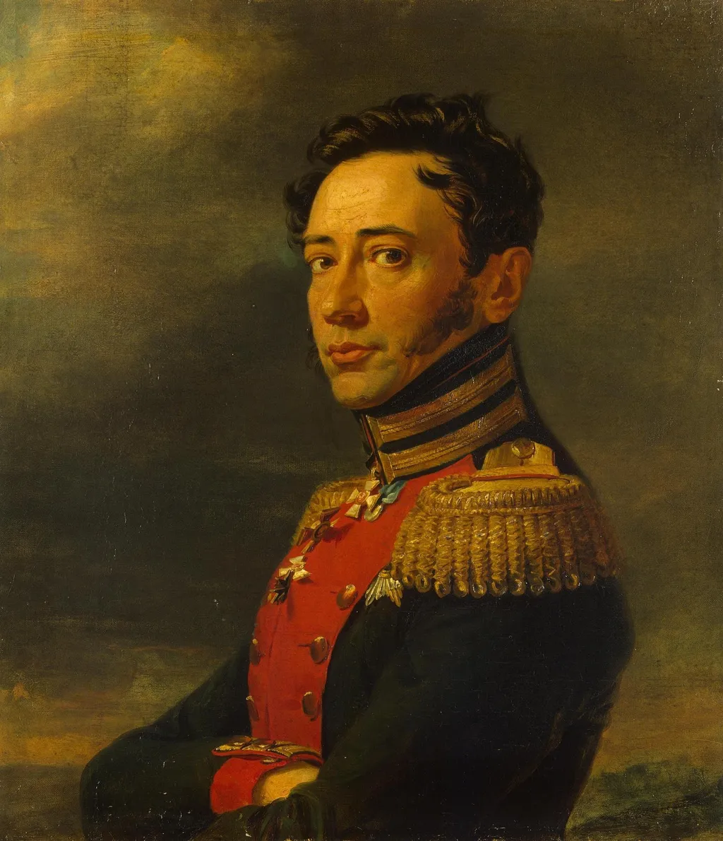 Portrait of Pyotr F. Zheltukhin (1777-1829) (replica of the 1823 portrait), by George Dawe, oil, 1822