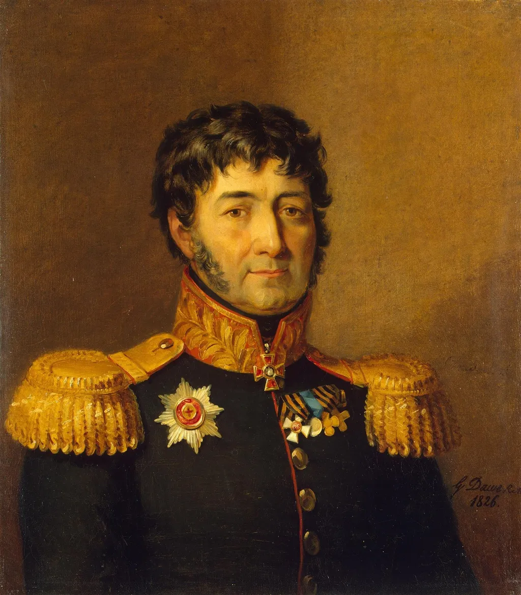 Portrait of Semyon G. Gangeblov (1757-1827), by George Dawe, oil, 1826