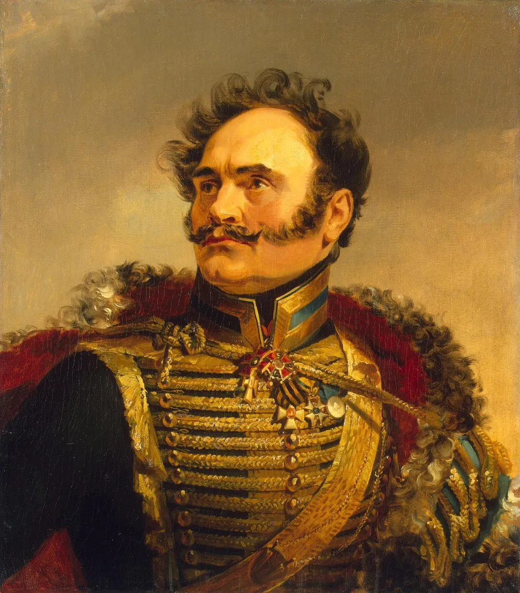 Portrait of Yegor F. Stahl (1772 - after 1862), by George Dawe, oil, 1822
