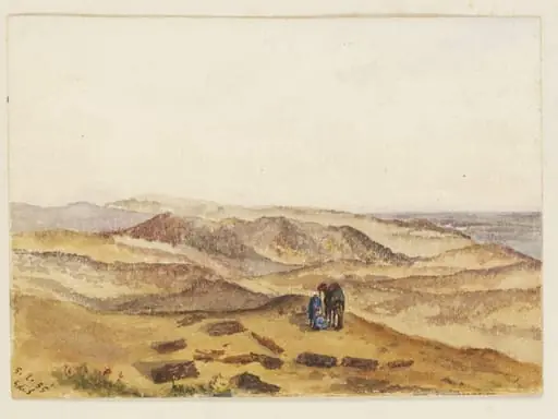 `Petrified Forest Desert near Cairo', by George de Sausmarez