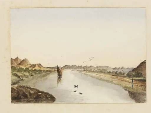 View of the Nile, by George de Sausmarez