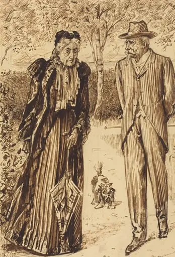 "The Woman That Was", by George Du Maurier
