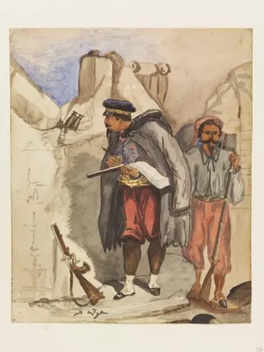 Durand Brager  The French Artistic correspondent in the Crimea, by George Durs Gordon Egg