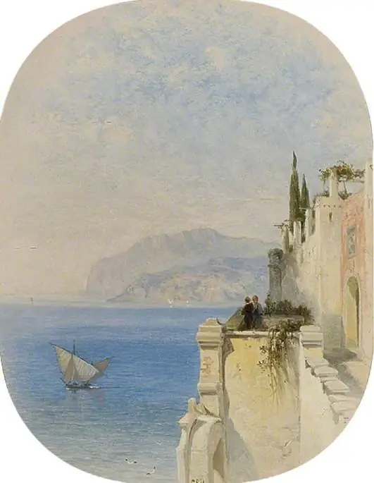 A view in Genoa, by George Edwards Hering