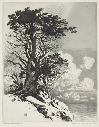 Coast at Monterey, California, by George Elbert Burr