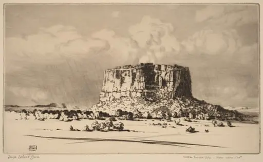 Mesa Encantada, New Mexico (no. 2), by George Elbert Burr