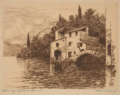 On Lake Como, by George Elbert Burr