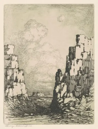 The Little Canyon, by George Elbert Burr