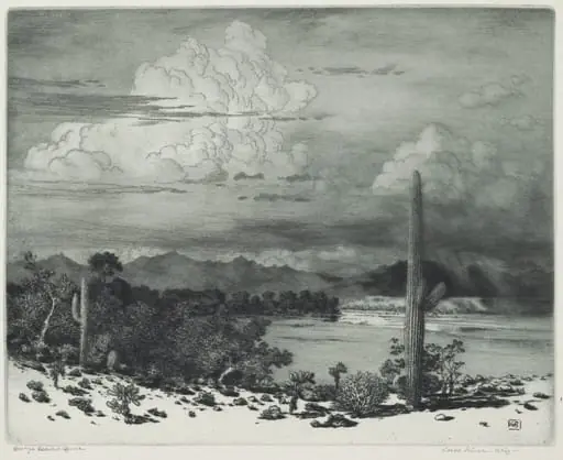 Verde River, Arizona, by George Elbert Burr