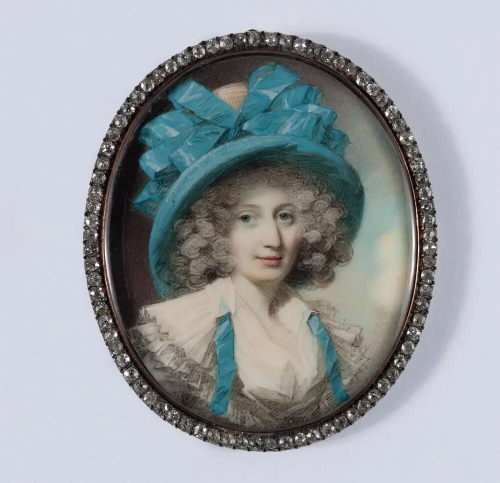 Portrait of a Lady, traditionally identified as Miss Bedingfield, by George Engleheart